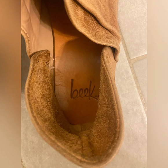 Beek Puffin Leather Booties Brown Size 6 - Picture 5 of 6